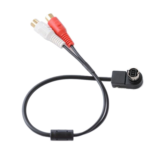 Car AUX Cable CD DVD Navigation Input Cable for Alpine KCA-121B 9887 9855J 105e 117J 305S - DIY Cables by buy2fix | Online Shopping UK | buy2fix