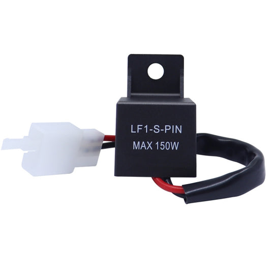 Motorcycle 2PIN with Wire Sealing Rubber Relay LED Light Control Turn Signal - Turn Signal by buy2fix | Online Shopping UK | buy2fix