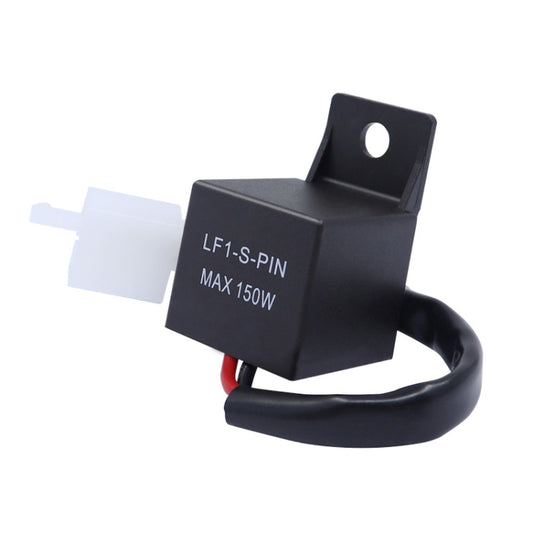 Motorcycle 2PIN with Wire Sealing Rubber Relay LED Light Control Turn Signal - Turn Signal by buy2fix | Online Shopping UK | buy2fix