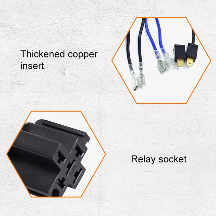 12V Car Horn Wiring Harness Relay Cable - Relays by buy2fix | Online Shopping UK | buy2fix