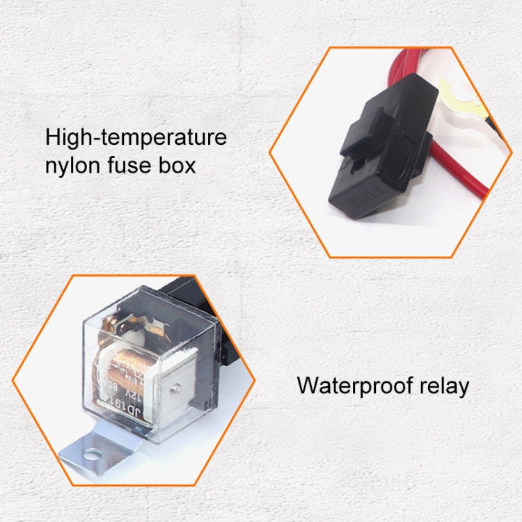 12V Car Horn Wiring Harness Relay Cable - Relays by buy2fix | Online Shopping UK | buy2fix