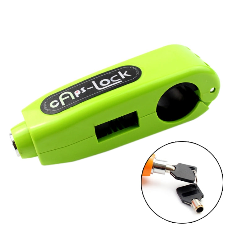 Motorcycles Handle Anti-theft Lock Horn Lock (Green) - Theft Protection by buy2fix | Online Shopping UK | buy2fix