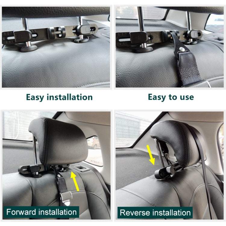 CSJY-3001 Car Children Safety Seat LATCH Interface Bracket Headrest Fixer by buy2fix
