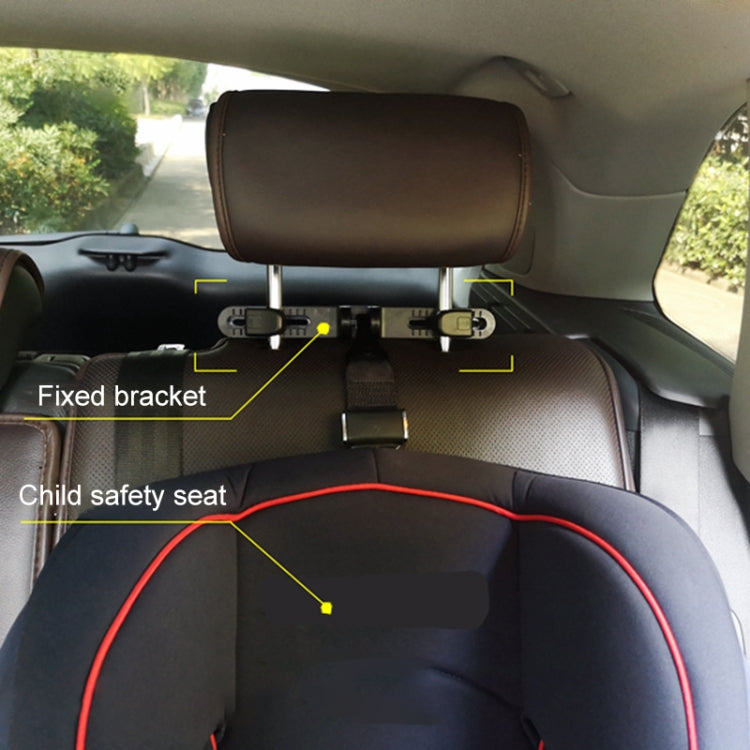 CSJY-3001 Car Children Safety Seat LATCH Interface Bracket Headrest Fixer by buy2fix