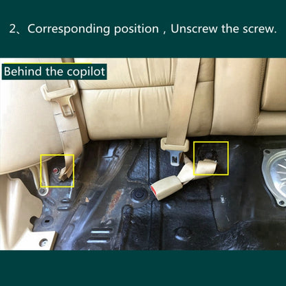 ZL-2029 Car Right Side Rear Seat Isofix Child Seat Interface for Honda 7th Generation Accord 2003-2007 by buy2fix