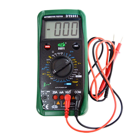 DUOYI DY2201 Car High-precision Digital Automobile Multi-function Maintenance Automatic Universal Meter - Electronic Test by DUOYI | Online Shopping UK | buy2fix