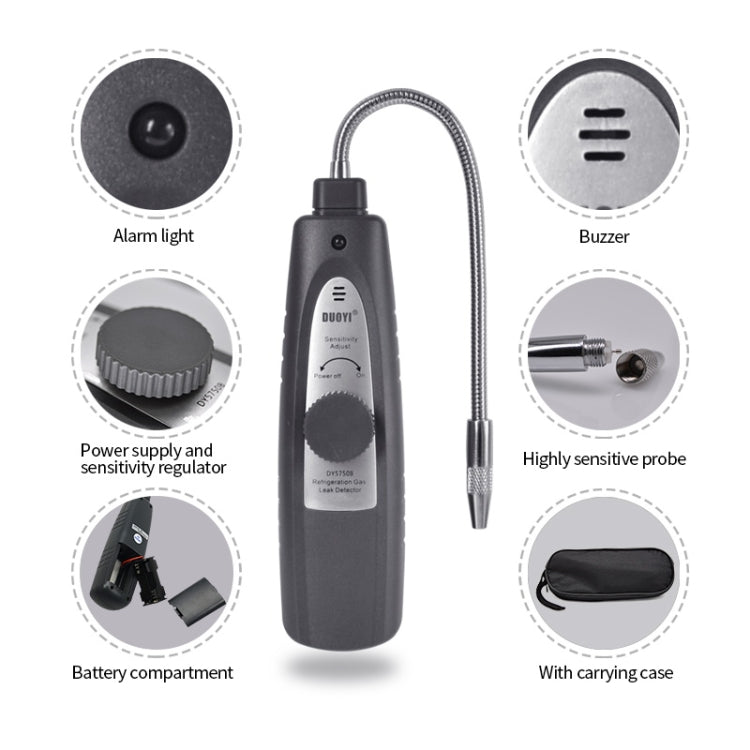 DUOYI DY5750B Car Air Conditioner Leak Detector - Electronic Test by DUOYI | Online Shopping UK | buy2fix