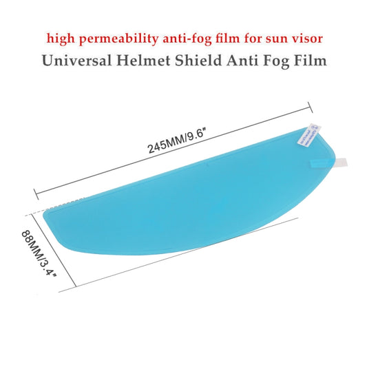 MB-HS001 Motorcycle Helmet Shield Sunshade Mirror High Permeability Rainproof Film - Others by buy2fix | Online Shopping UK | buy2fix