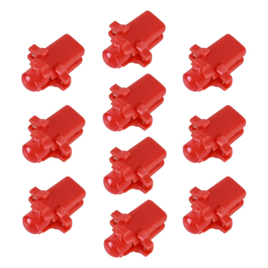 10 PCS B8.3 0.2W DC12V Wedge Instrument Panel COB LED Light Dashboard Gauge Cluster Indicator Lamp Bulb (Red Light) - Instrument Lights by buy2fix | Online Shopping UK | buy2fix