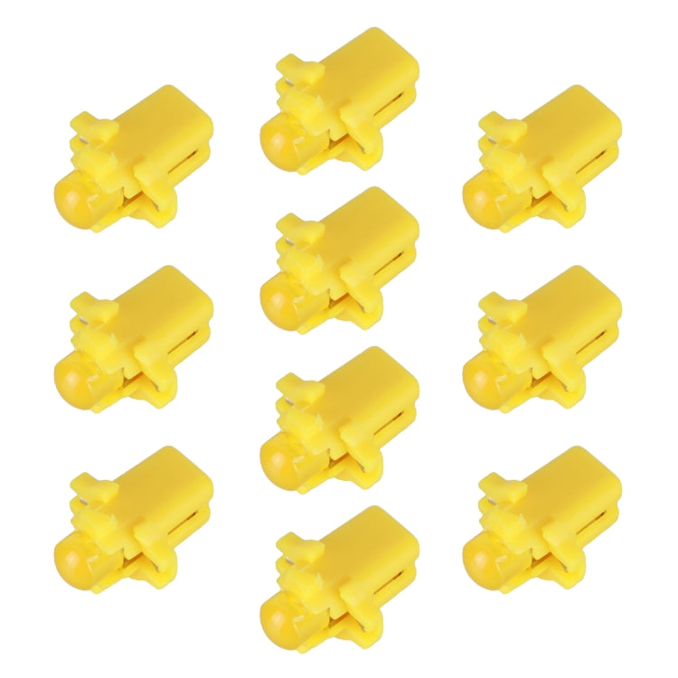 10 PCS B8.3 0.2W DC12V Wedge Instrument Panel COB LED Light Dashboard Gauge Cluster Indicator Lamp Bulb (Yellow Light) - Instrument Lights by buy2fix | Online Shopping UK | buy2fix