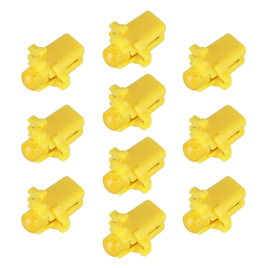 10 PCS B8.3 0.2W DC12V Wedge Instrument Panel COB LED Light Dashboard Gauge Cluster Indicator Lamp Bulb (Yellow Light) - Instrument Lights by buy2fix | Online Shopping UK | buy2fix