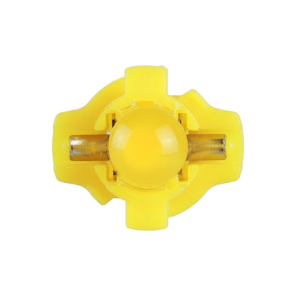 10 PCS B8.3 0.2W DC12V Wedge Instrument Panel COB LED Light Dashboard Gauge Cluster Indicator Lamp Bulb (Yellow Light) - Instrument Lights by buy2fix | Online Shopping UK | buy2fix