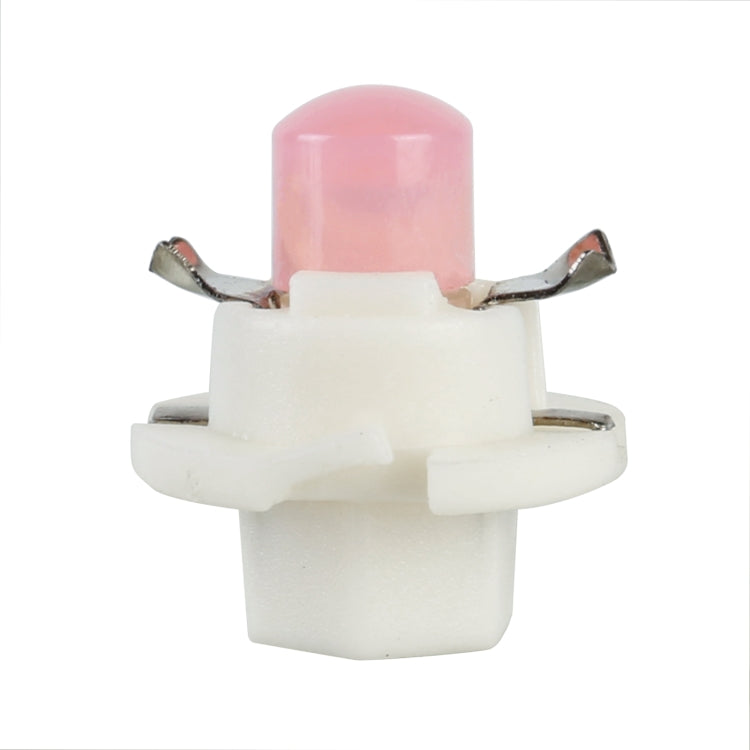 10 PCS B8.4 0.2W DC12V Wedge Instrument Panel COB LED Light Dashboard Gauge Cluster Indicator Lamp Bulb (Pink Light) - Instrument Lights by buy2fix | Online Shopping UK | buy2fix