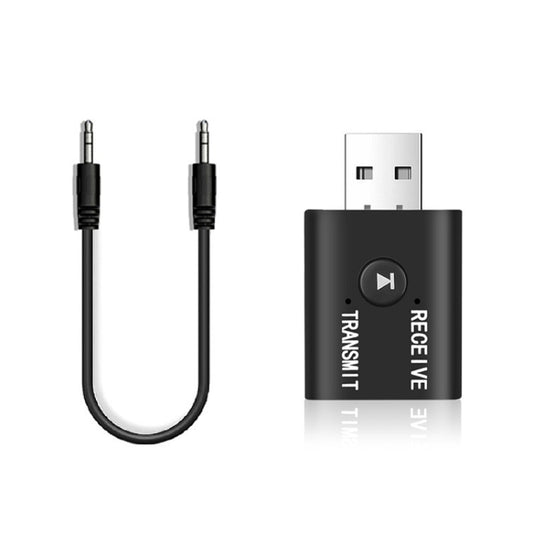 M188 Car Bluetooth Transmitter Receiver with Microphone Support Hands-free Call - Bluetooth Car Kits by buy2fix | Online Shopping UK | buy2fix