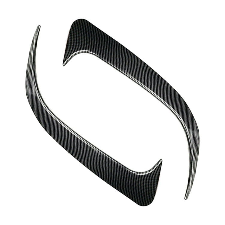 Car Rear Bumper Wind Knife Blade Decoration Sticker for Mercedes-Benz CLA200/220/250/260 (Carbon Fiber Black) by buy2fix