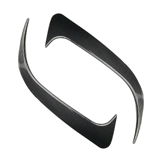 Car Rear Bumper Wind Knife Blade Decoration Sticker for Mercedes-Benz CLA200/220/250/260 (Carbon Fiber Black) by buy2fix