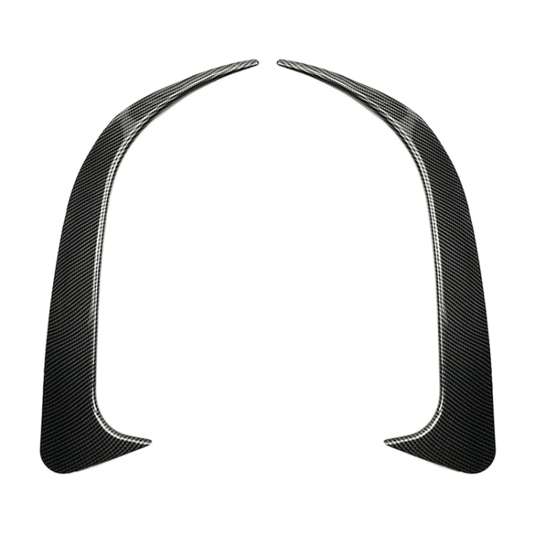 Car Rear Bumper Wind Knife Blade Decoration Sticker for Mercedes-Benz CLA200/220/250/260 (Carbon Fiber Black) by buy2fix