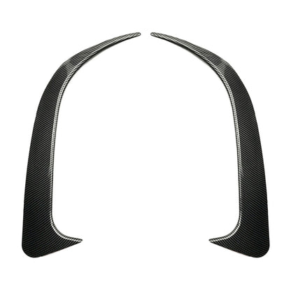 Car Rear Bumper Wind Knife Blade Decoration Sticker for Mercedes-Benz CLA200/220/250/260 (Carbon Fiber Black) by buy2fix