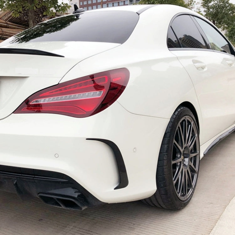 Car Rear Bumper Wind Knife Blade Decoration Sticker for Mercedes-Benz CLA200/220/250/260 (Black) by buy2fix