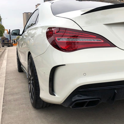 Car Rear Bumper Wind Knife Blade Decoration Sticker for Mercedes-Benz CLA200/220/250/260 (Black) by buy2fix