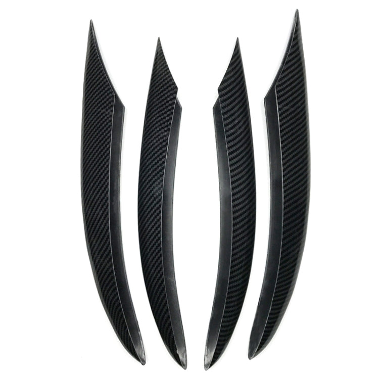 Car Air Inlet Grille Decoration Sticker Strip for Mercedes-Benz C Class C180L/C260L/C300L (Carbon Fiber Black) by buy2fix