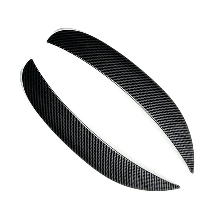 Car Front Wind Knife Decoration Sticker Strip for Mercedes-Benz C Class C180L/C260L/C300L (Carbon Fiber Black) by buy2fix