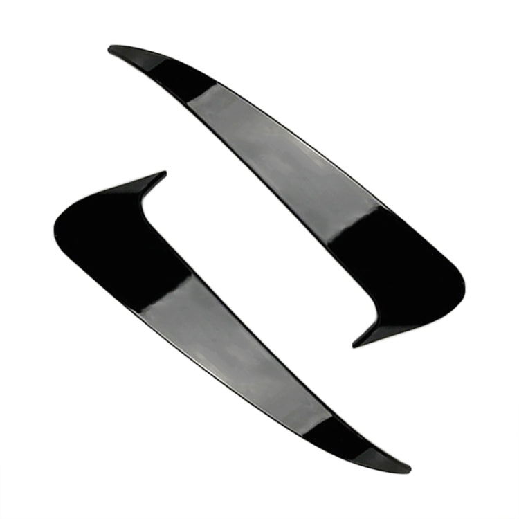 Car Rear Bumper Air Outlet Wind Knife Blade Decoration Sticker Strip for Mercedes-Benz C Class W205 (Black) by buy2fix