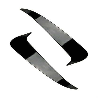 Car Rear Bumper Air Outlet Wind Knife Blade Decoration Sticker Strip for Mercedes-Benz C Class W205 (Black) by buy2fix