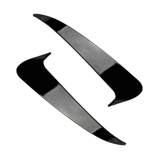 Car Rear Bumper Air Outlet Wind Knife Blade Decoration Sticker Strip for Mercedes-Benz C Class W205 (Black) by buy2fix