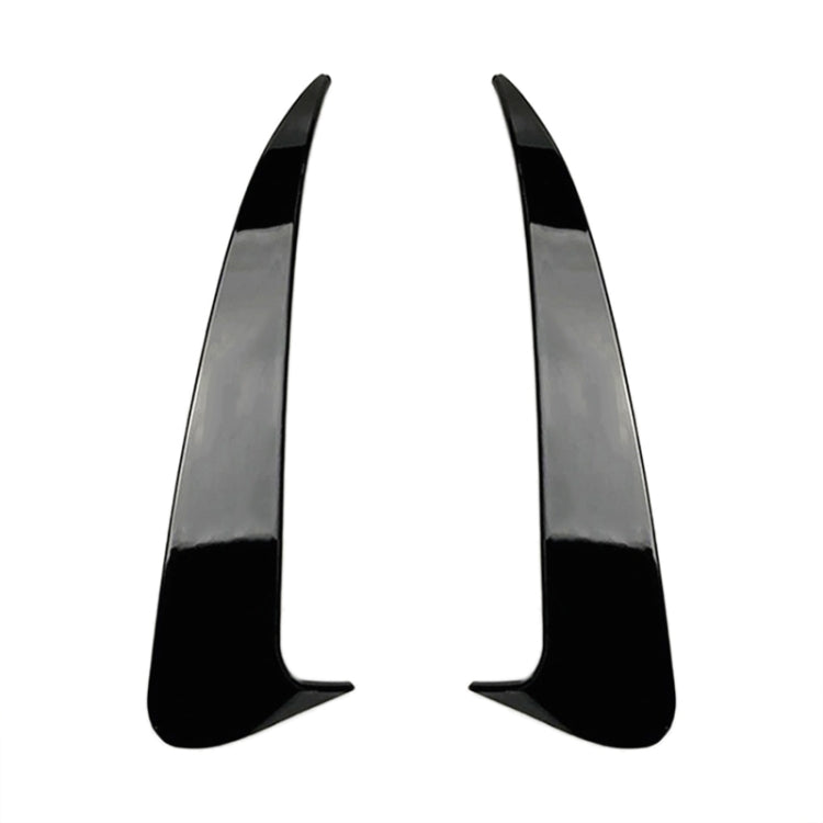 Car Rear Bumper Air Outlet Wind Knife Blade Decoration Sticker Strip for Mercedes-Benz C Class W205 (Black) by buy2fix