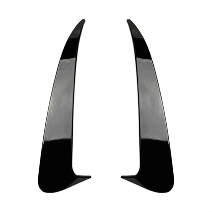 Car Rear Bumper Air Outlet Wind Knife Blade Decoration Sticker Strip for Mercedes-Benz C Class W205 (Black) by buy2fix