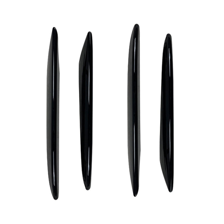 Car Front Bumper AMG Air Inlet Grille Decoration Sticker Strip for Mercedes-Benz E Class W213 2016-2020/E200/E260/E300 (Black) by buy2fix