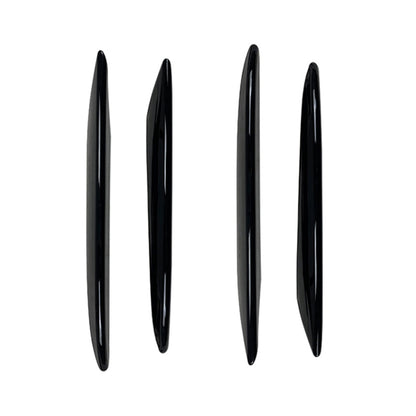 Car Front Bumper AMG Air Inlet Grille Decoration Sticker Strip for Mercedes-Benz E Class W213 2016-2020/E200/E260/E300 (Black) by buy2fix