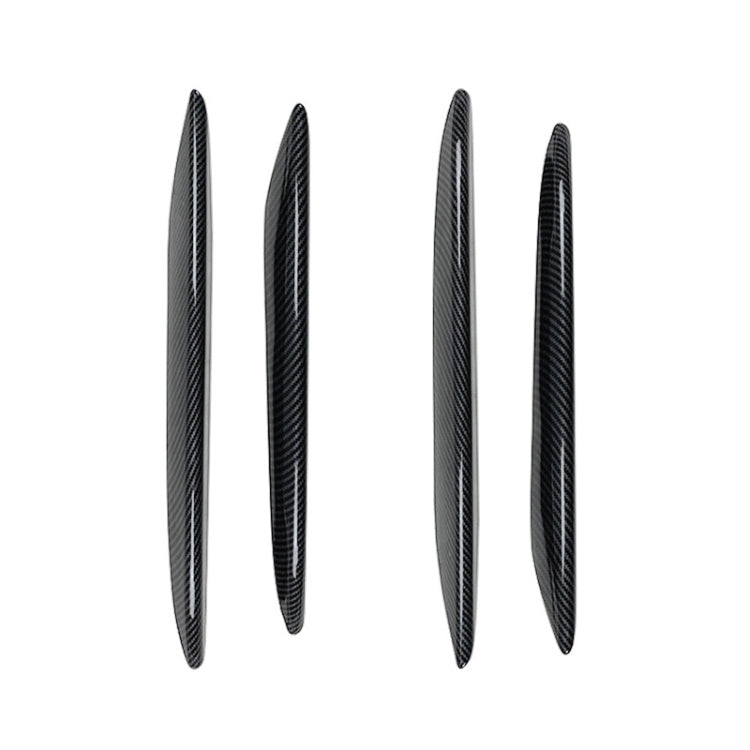 Car Front Bumper AMG Air Inlet Grille Decoration Sticker Strip for Mercedes-Benz E Class W213 2016-2020/E200/E260/E300 (Carbon Fiber Black) by buy2fix