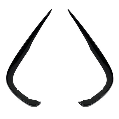 Car Front Wind Knife Decoration Sticker Strip for Mercedes-Benz E Class W213 2016-2020/E200/E260/E300 (Black) by buy2fix