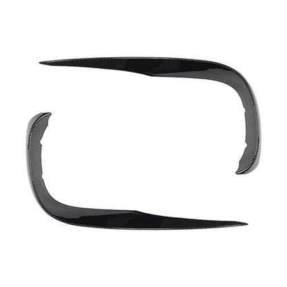 Car Front Wind Knife Decoration Sticker Strip for Mercedes-Benz E Class W213 2016-2020/E200/E260/E300 (Carbon Fiber Black) by buy2fix