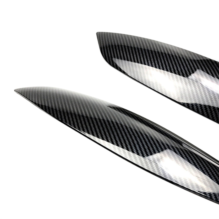 Car Headlight Eyebrow Decoration Sticker for Volkswagen Golf 5 (Carbon Fiber Black) by buy2fix