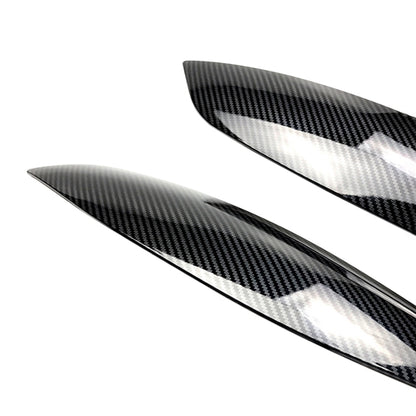 Car Headlight Eyebrow Decoration Sticker for Volkswagen Golf 5 (Carbon Fiber Black) by buy2fix