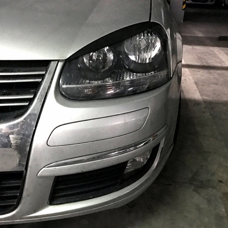 Car Headlight Eyebrow Decoration Sticker for Volkswagen Golf 5 (Black) by buy2fix