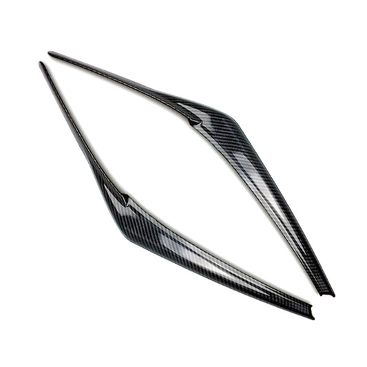 Car Headlight Eyebrow Decoration Sticker for Toyota Camry 2018+ (Carbon Fiber Black) by buy2fix