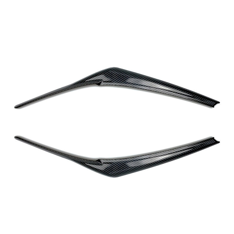 Car Headlight Eyebrow Decoration Sticker for Toyota Camry 2018+ (Carbon Fiber Black) by buy2fix