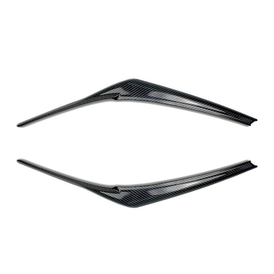 Car Headlight Eyebrow Decoration Sticker for Toyota Camry 2018+ (Carbon Fiber Black) by buy2fix