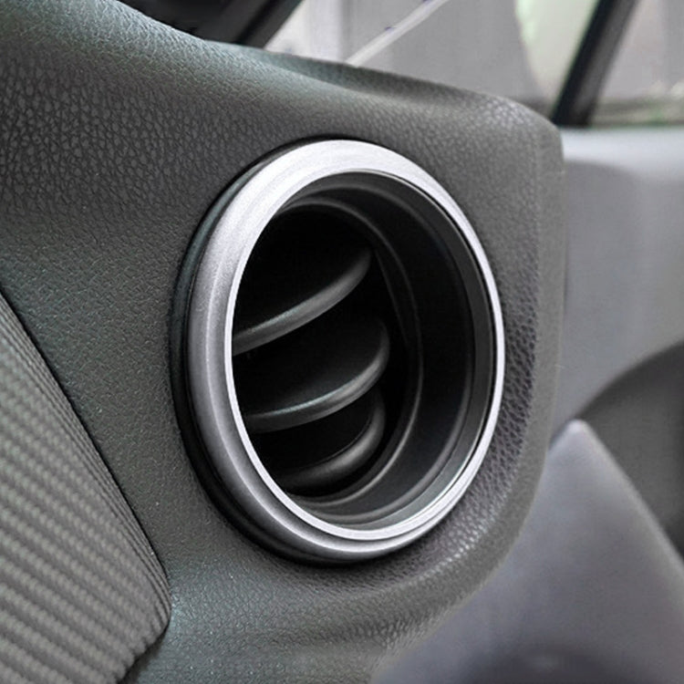 2 PCS Car Air Conditioner Air Outlet Decorative Ring for Subaru BRZ Outback / Toyota 86(Silver) by buy2fix