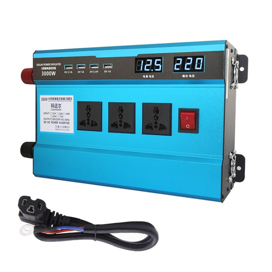 Carmaer 48V to 220V 3000W Intelligent Fan Car Double Digital Display Inverter Household Power Converter - Modified Square Wave by buy2fix | Online Shopping UK | buy2fix
