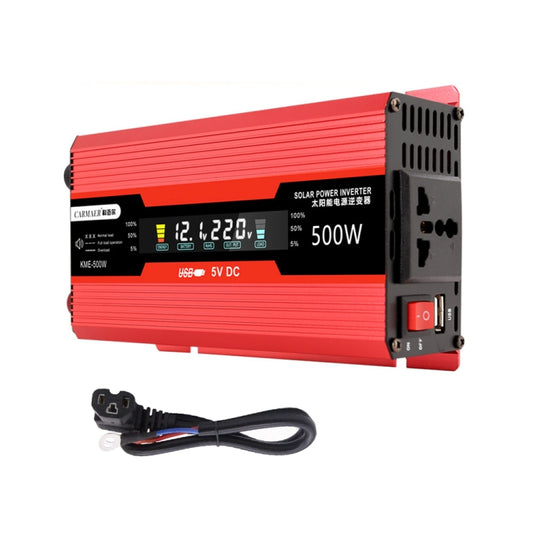 Carmaer Universal 48V to 220V 500W Car LCD Display Inverter Household Power Converter - Modified Square Wave by buy2fix | Online Shopping UK | buy2fix