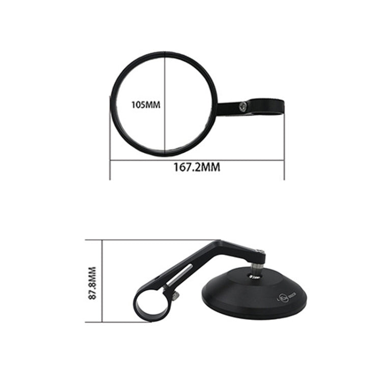 SF-166 Motorcycle Rearview Mirror Handle Reflective Mirror - Side Mirrors by buy2fix | Online Shopping UK | buy2fix