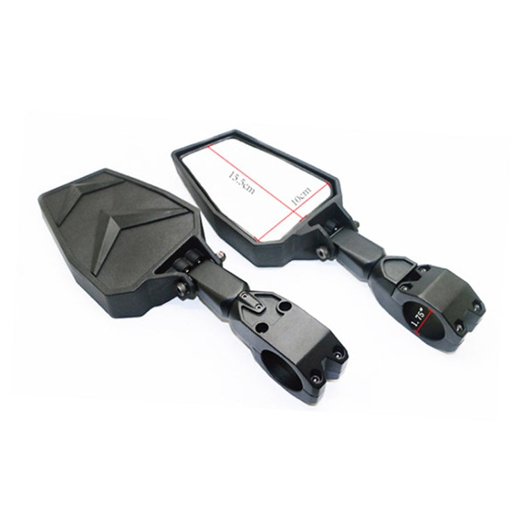 UTV-19 Wide Angle All-terrain Farmer Car Rearview Mirror 1.75 inch General Reflective Mirror - Side Mirrors by buy2fix | Online Shopping UK | buy2fix