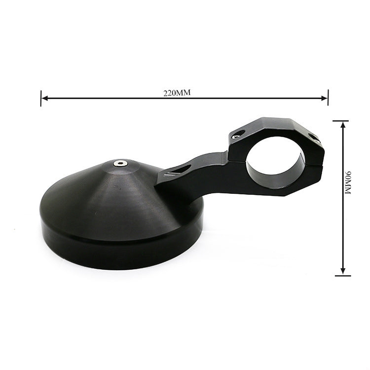 SFUTV-3 ATV All Terrain Vehicle Round CNC Rearview Mirror 1.75/2 inch Universal For UTV by buy2fix