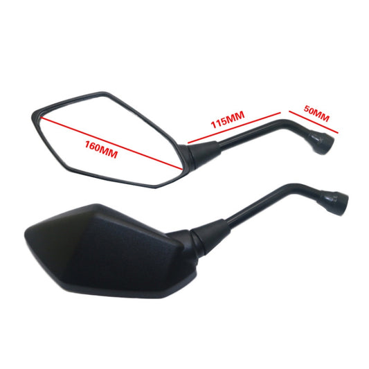 ZF001-185B Pair Rearview Mirror Reflective Mirror for Four-wheeler ATV - Side Mirrors by buy2fix | Online Shopping UK | buy2fix