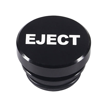 2 PCS Car / Motorcycle EJECT Letter Metal Cigarette Lighter Dust Cover (Black) - Tank Covers by buy2fix | Online Shopping UK | buy2fix